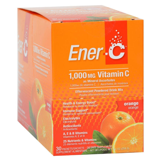 Ener-C Vitamin Drink Mix - Orange - 1000 mg - 30 Packets